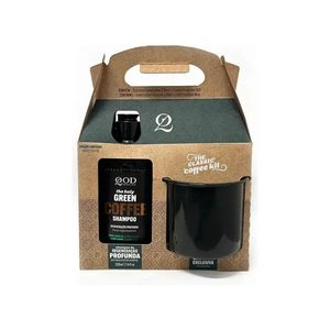 Kit QOD Shampoo Chá Verde 220ml + Caneca