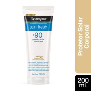 Protetor Solar Corporal Neutrogena Sun Fresh FPS 90 200ml