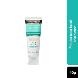 Protetor Solar Neutrogena Sun Fresh Derm Care Pele Clara FPS 70 40g
