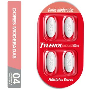 Tylenol Multiplas Dores 4 Comprimidos Revestidos