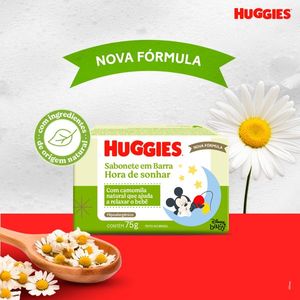 Sabonete Barra Camomila Disney Baby Huggies Hora de Sonhar Caixa 75g