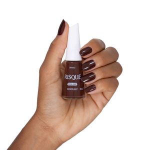 Esmalte Marrom Risqué Chocolight Cremoso 8ml