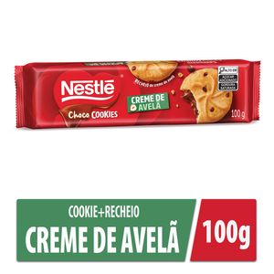 Choco Cookies Nestlé Recheio de Avelã 100g