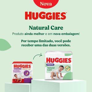 Fralda Descartável Infantil Pants Huggies Natural Care XG Pacote 56 Unidades Leve Mais Pague Menos