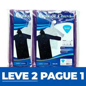 Kit: Capa De Chuva Yangzi Adulto C-A