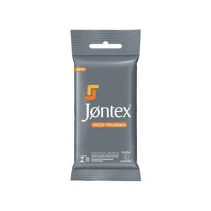 Preservativo Jontex Ereção Prolongada Lubrificado 6 Unidades