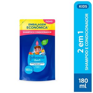 Shampoo Infantil Johnson’s 2 em 1 180ml