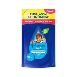 Shampoo Infantil Johnson’s 2 em 1 180ml