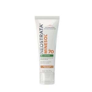Protetor Solar Facial Neostrata Minesol Oil Control Pele Morena Mais FPS70 40g