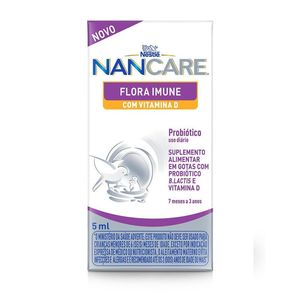 Probiótico Nancare Flora Imune + Vitamina D 5ml Nestle