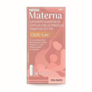 Lactobacillus Materna Optic-Lac Nestlé Pós-Parto 30 Cápsulas