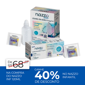 Kit Nazzo: Nazzo Inf 120Ml+30 Sachês Supera + Nazzo Infantil 30 Sachês Refil Supera