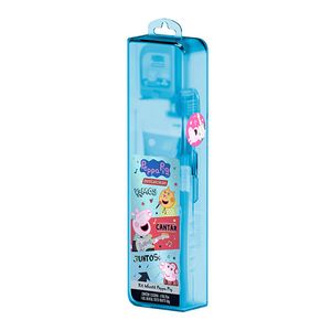 Escova Dental Infantil Dentaclean Fio + Gel Dental 50g Peppa Pig