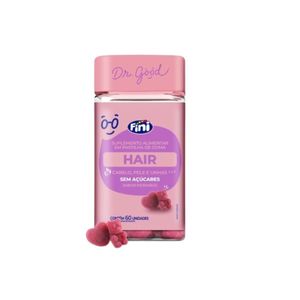 Suplemento Alimentar Dr. Good Fini Hair Morango 60 Gomas
