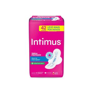 Absorvente Intimus Gel Seca com Abas 42 unidades