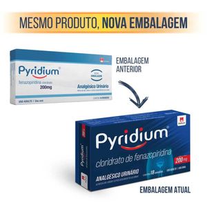 Pyridium 200mg 18 Comprimidos