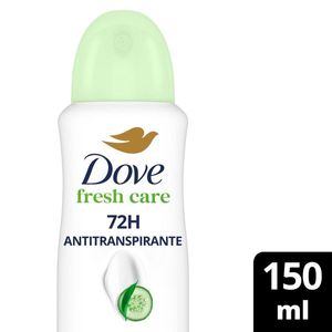 Desodorante Antitranspirante Aerossol Pepino & Chá Verde Dove Fresh Care 150ml Spray