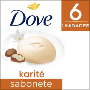 Sabonete em Barra Dove Karité 6 Unidades Leve Mais Pague Menos 90g