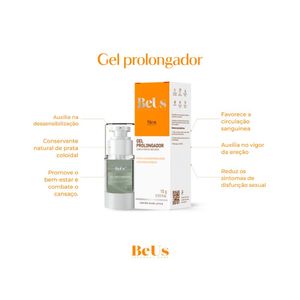 Gel Prolongador Men com Extratos Naturais 15g BeUs