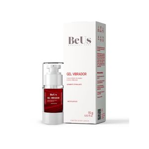 Gel Vibrador com Extrato de Jambu e Maca Peruana Sabor Morango 15g BeUs