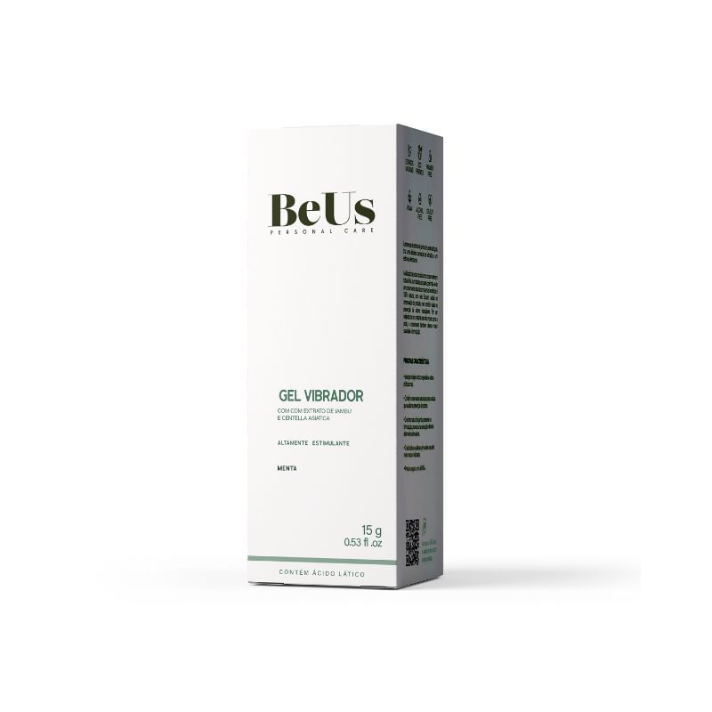 Encontraproduto.com.br - Gel Vibrador com Extrato de Jambu e Centella Asiatica sabor Menta 15g BeUs