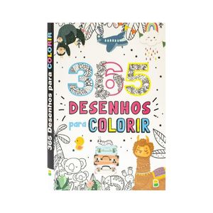 Livro 365 Desenhos Para Colorir