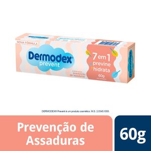 Dermodex Prevent Pomada Para Prevenção De Assaduras 60g