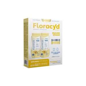 Kit Sabonete Líquido Íntimo Floracyd Diva Mulher Sênior 2 Unidades com 200ml Cada