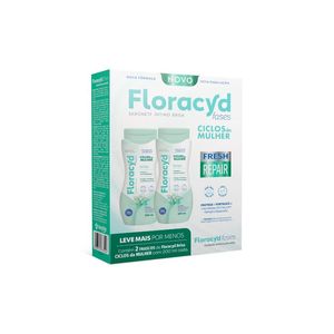 Kit Sabonete Líquido Íntimo Floracyd Brisa 2 Unidades com 200ml Cada