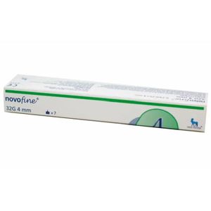 Agulha Caneta NovoFine 32g 4mm 7 Unidades Novo Nordisk