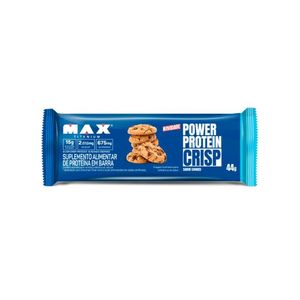 Barra de Proteína Max Titanium Power Protein Crisp Cookies 44g