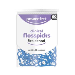 Fita Dental Flosspicks Powerdent