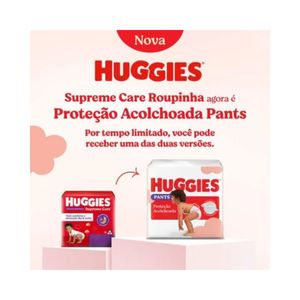 Fralda Huggies Roupinha Supreme Care M 80 Unidades