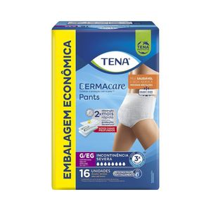 Roupa Íntima Tena Pants Dermacare G/EG 16 Unidades