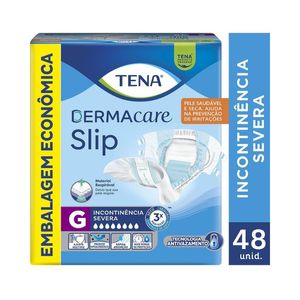 Fralda Geriátrica Tena Slip Dermacare G 48 Unidades