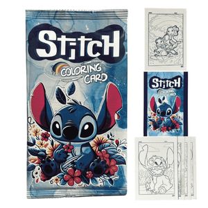 Cards para Colorir Stitch