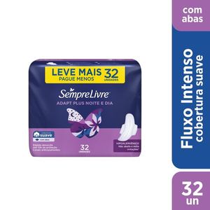 Absorvente Externo Sempre Livre Conforto Noturno Suave, 32un Leve Mais Pague Menos