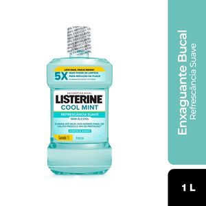 Enxaguante Bucal Listerine Cool Mint Refrescância Suave 1L