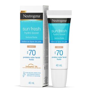 Protetor Solar Facial Neutrogena Sun Fresh Hydro Boost 2 0 FPS 70 40ml