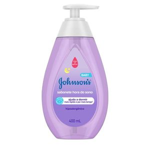 Sabonete Líquido Johnsons Baby Infantil Hora do Sono 400ml