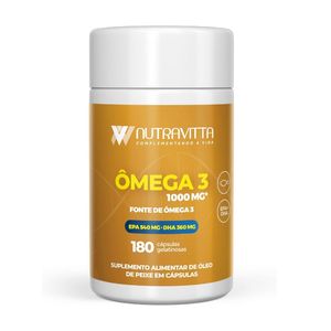 Nutra Vitta Ômega 3 180 Cápsulas Sorocaps