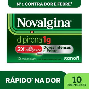 Novalgina 1G 10 Comprimidos Dipirona