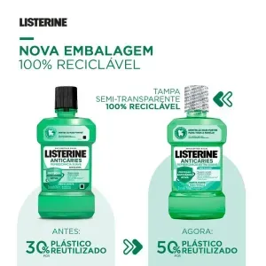 Enxaguante Bucal Listerine 250ml Anticáries Zero