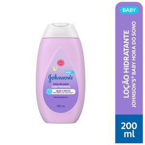 Hidratante Infantil Johnsons Baby Hora do Sono Frasco 200ml