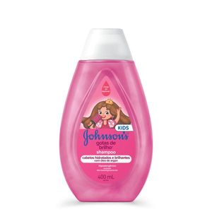Shampoo Johnsons Kids Infantil Gotas de Brilho 400ml