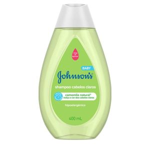 Shampoo Johnsons Baby Infantil Cabelos Claros 400ml