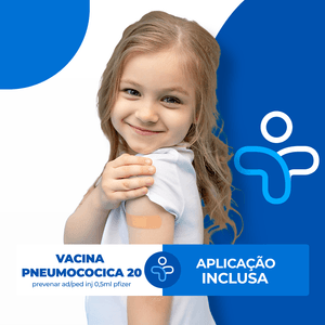 Vacina Pneumocócica 20 Prevenar Adulto/Pediátrica Injetável 0,5ml Pfizer + Aplicação