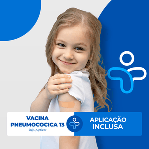 Vacina Pneumocócica 13 Prevenar 13 AD/PED Valente CONJ 0,5 ml Pfizer + Aplicação