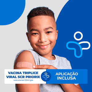 Vacina Tríplice Viral SCR Priorix Adulto/Pediátrica Injetável Subcutânea 0,5ml GSK + Aplicação
