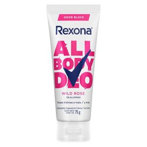 Desodorante Rexona Creme All Body Wild Rose 75g